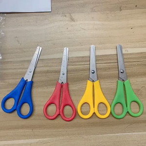 Scale Ruler Safety Scissors Stainless Steel Children Stationery Office Supplies