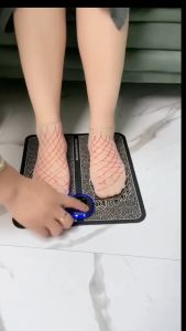EMS Pijat Kaki Pad Mat Original / EMS Foot Massager/ Mat Akupunktur /Meningkatkan Sirkulasi Darah Meredakan 9 VIBRATION