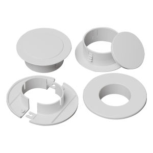 XINFANGCHENG | Wall Hole Cover Deco White Circle