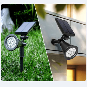 STUDIOVIX 7 LED Solar Lights Outdoor Waterproof Brighten Spotlights Sensing Auto On/Off Wall Light Garden lights Patio Deck Yard Garden Driveway Pool can be used