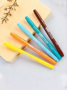 Monami | Double Ended Fluorescent Pen for Drawing Highlighting Student Use 39 Colors