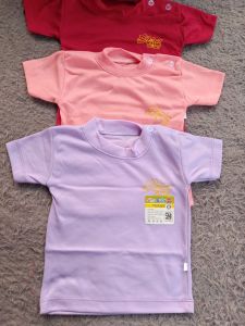 baju oblong kancing baju anak balita bayi Baru lahir baju atasan isi 3 pcs 6 pcs warna