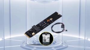 Fenvi | FENVI NGFF M.2 A+E Key To NVMe PCI Express SSD Port Converter Adapter F-C228NV For AX200 AX210 8265 7260AC WiFi BT Wireless Card