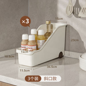 Kitchen Storage Box Pot Holder Plastic Cabinet Interior Pot Lid Rack Storage Shelf Kitchen Utensils Organizer Countertop Style