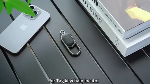 Smart Air Tracker Smart Tag Key Finder Built-in Anti-Loss Device with Keychain Heavy Duty Key Holder Item Locator GPS Finder  Premium Stainless Steel Keychain Carabiner Car Key Chains with GPS Global Locator Tracking for Kids Pets Dog Cat Luggage