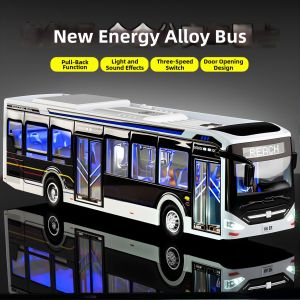 Electric New Energy Bus Toy Model Car