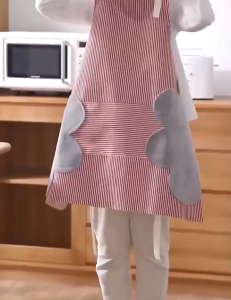 Wipe Hands Apron Waterproof Oilproof Thickened Kitchen Hand Towel Apron Oxford Cloth Fashionable Large Pocket