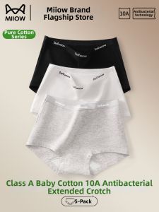 MiiOW | Antibacterial Long Cotton Full Crotch Comfortable Anti-Flash Pants