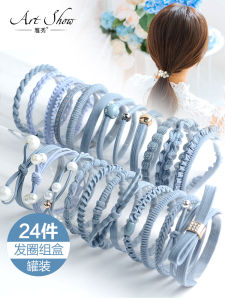 Simple Stylish Hair Ties 2026 New Style Womens Hair Accessories Korean Style Fabric Hair Bands for Ponytail And Hairdo