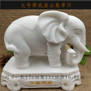 ดูดซับน้ํา สีหิน แกะสลักช้างเครื่องประดับ Retro Nostalgia สัตว์ตกแต่งบ้านธีมเล็ก一