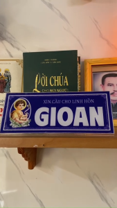bảng Mica tên thánh xin cầu cho các linh hồn
