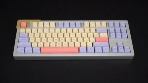 132 Keys XDA Keycaps PBT Dye Sublimation Keycaps Pink Marshmallow Theme For Mechanical Keyboard GMMK Pro TM680 89 XDA Keycap