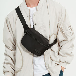 Men Fashion CrossBody Bag: Waterproof Oxford & Simple Casual Messenger Bag
