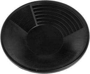15 inch Hot Sale Plastic Gold Pan Basin Nugget Mining Pan Dredging Prospecting River Tool Wash Gold Panning Equipment