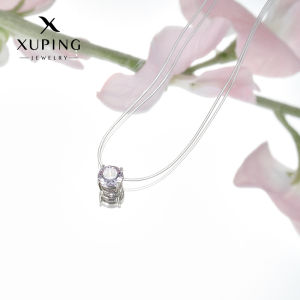 Soft Colorful Mermaid Tear Necklace Modern Style Alloy Purple Color Adult Fashion Jewelry Accessory Online And Offline Available