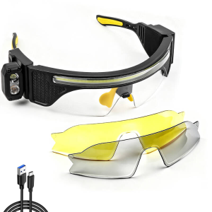 New strong light glasses light cycling goggles night fishing windproof headlight outdoor work light high brightness
