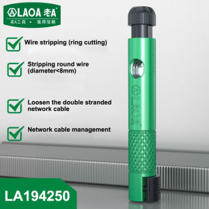Bộ Dụng Cụ Đa Năng LAOA Chuyên Nghiệp Tích Hợp Chức Năng Làm Thẳng Và Tách Cáp Mạng Kiểu Bút Dành Cho Cáp CAT5e/CAT6/CAT7 Chất Liệu ABS