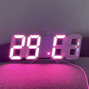 Digital LED Clock Night Light