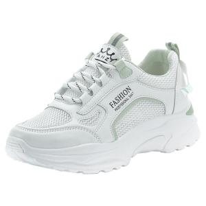 CUOYI | New Style Breathable Mesh White Athletic Shoes