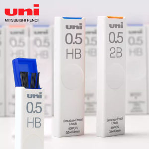 3 boxs Japan UNI Mechanical Pencil Lead UL-S Smudge Proof Black 0.3/0.5/0.7/0.9mm Non Breakable HB/2B/4B School Stationery