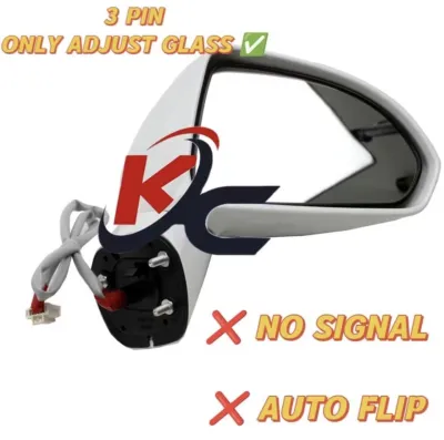 Honda City SEL and Jazz SAA 2003 -2008 Side Mirror full set assy with galss CERMIN SISI 3 pins 3 wire 2004 2005 2006