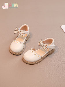 Princess Themed Girls Sandals Soft Bottom Kids Shoes Summer Fashionable Slip-On Rubber Sole Comfortable Footwear for Tweens