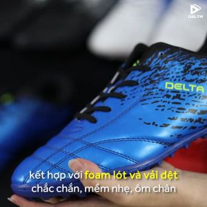 DELTA Giày Đá Bóng Nam STORM Vải Lót Dệt Chắc Chắn Mềm Nhẹ Ôm Chân Chơi Sân Cỏ Nhân Tạo FB002M0