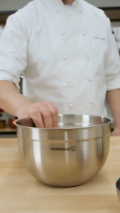 Korkmaz Proline Gastro 18/10 Stainless Steel Mixing Bowl & Food Preparation Container (16x11cm / 1.8L)