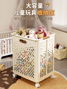 กล่องเก็บของสำหรับเด็ก ความจุขนาดใหญ่ ชั้นวางของสำหรับผ้าห่มผ้าฝ้ายแบบญี่ปุ่นสีพื้นสำหรับใช้ในบ้าน