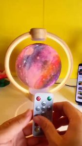 Loa bluetooth hình quả cầu có đèn led nhiều màu bay lơ lửng - T0473