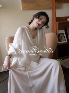 Áo Khoác Chống Nắng Mỏng Bằng Vải Voan Thoáng Khí Kiểu Trung Quốc Mới Cho Nữ Mùa Hè Áo Khoác Ngoài Dài Tay Cổ Chữ V