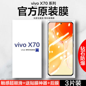 Vivo X70 Full Screen Tempered Glass Film Anti Blue Light Privacy Screen Protector Shockproof High Definition Clear Film