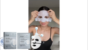 Hoygi Collagen Anti-Wrinkle Mask (Boxed) Moisturizes Face Hydrates Plump Skin Fine Line Reduction Mask