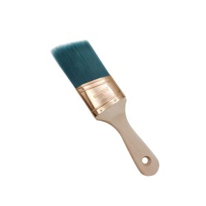 2in Professional Wood Paint Brush Wooden Painting Flat Angled Brush DIY Decorative Tool For Wall Furniture Painting