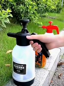 2 Litre Hand Pump Foam Sprayer Bottle Cuci Kereta Sprayer Manual Air Pressure Water Jet High Pressure Foam Sprayer 手动喷壶瓶