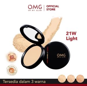 OMG OH MY GLAM Coverlast Two Way Cake 12 g | Bedak Padat OMG