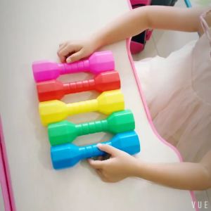 4 Colors 1 Pair Kids Dumbbell Fit For children Fitness Exercise Kids Outdoor Dancing Props