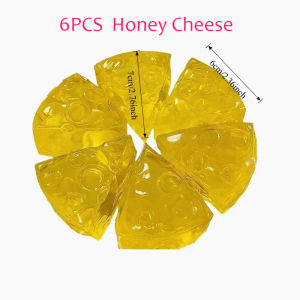 Squishy Honey Cheese Square Fidgets Toys Super Soft Mochi Cheese Squeeze Toy Funny Anti-stress Sensory Toy for Adults Gifts
