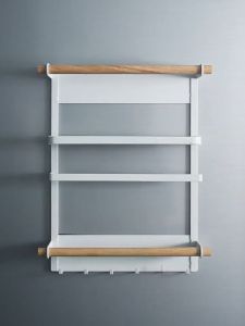 Gía đỡ đồ nam châm hít dính tường tủ lạnh Yamazaki Japan KM-5559