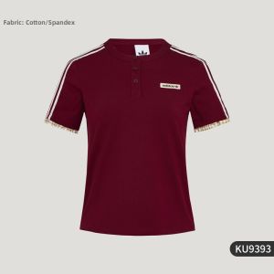 adidas | Retro Round Collar Slim Fit Short Sleeve T-shirt