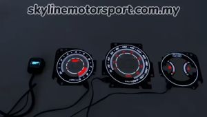 Honda Civic Ek Ek4 Ek6 Ek9 EL Meter Panel Papan Black Face Accessories 1996 2000 (Manual)