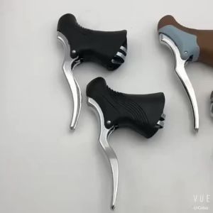 OUHOE | New Bicycle Brake Handle Road Bike Anti-slip Aluminum Front Rear Brake Levers Drop Bar Bicycle Brake Lever Handlebar BrakeAcc