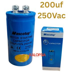 200UF 250V MOSCOTOP MOTOR STARTING CAPACITOR