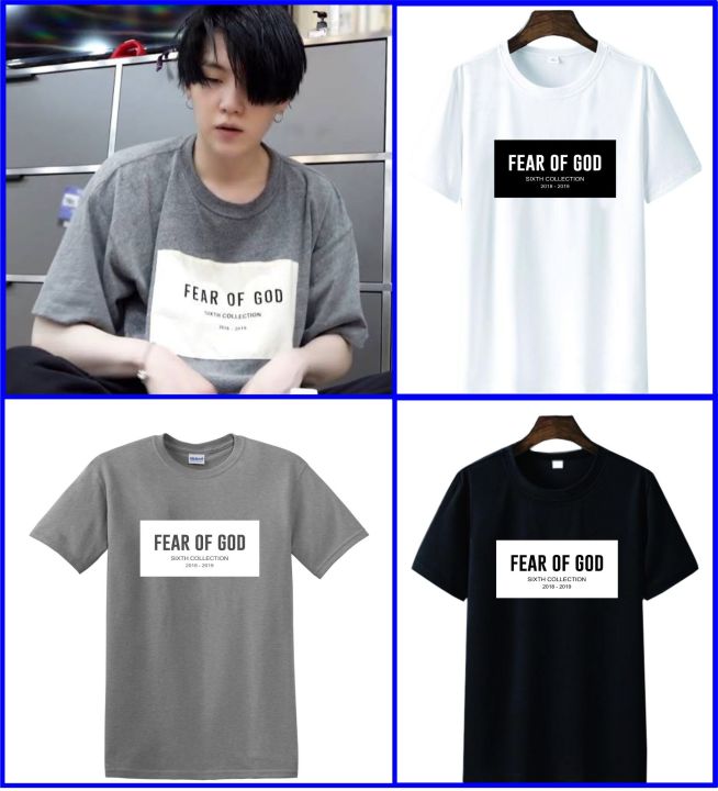 Fear Of God Kaos BTS Fear OF God Kaos FG Suga Lazada Indonesia