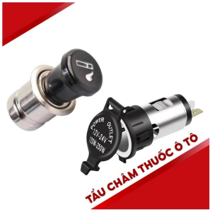 Tẩu châm mồi thuoc trên ô tô xe tải 12v Đầu Cắm Tẩu Đầu mồi dùng cho tẩu sạc