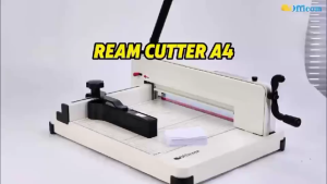 Heavy Duty Ream Cutter Paper A4/A3 Metal Based with Measuring Scale Paper Officom Cutter Machine for Paper Mass Cutting