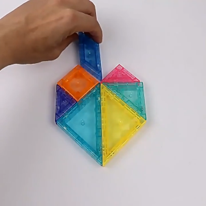 Bộ Xếp Hình Hình Học Nam Châm Cho Bé – Đồ Chơi Trí Tuệ Sáng Tạo Montessori 2026