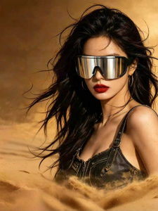 Stylish Photo Shoot Windproof and Sandproof Goggles for Outdoor Activities