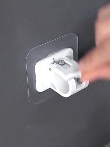 จัดส่งจากกรุงเทพฯ ตะขอยึดราวม่าน แบบมีกาวในตัว ห้องครัวและห้องน้ำที่ยึดราวม่านอาบน้ำ ราวแขวนผ้าเช็ดตัว