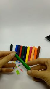 Sáp tô màu cho bé/ Bộ sáp hữu cơ 12 màu không bẩn tay